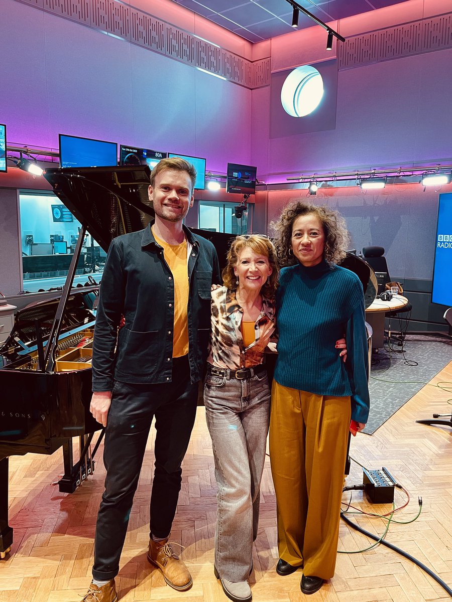 Isaac McCullough (@isaacmc_md) on Twitter photo Fantastic time recording for <a href="/BBCFrontRow/">BBC Front Row</a> <a href="/SamiraAhmedUK/">Samira Ahmed</a> w. national treasure <a href="/bonnie_langford/">Bonnie Langford</a>. Listen on iPlayer, or even better come and see us LIVE <a href="/SondheimFriends/">Sondheim's Old Friends</a>
#sondheim #oldfriends #piano #musicaldirector #MD #theatre #bonnielangford Fantastic time recording for <a href="/BBCFrontRow/">BBC Front Row</a> <a href="/SamiraAhmedUK/">Samira Ahmed</a> w. national treasure <a href="/bonnie_langford/">Bonnie Langford</a>. Listen on iPlayer, or even better come and see us LIVE <a href="/SondheimFriends/">Sondheim's Old Friends</a>
#sondheim #oldfriends #piano #musicaldirector #MD #theatre #bonnielangford