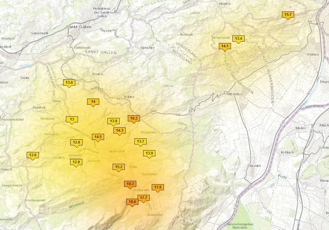 Joackiie's tweet photo. Der #Föhn ist zurück mit ersten #Orkan|böen (Gütsch ob #Andermatt, #Diavolezza) und bis 89 km/h in Brülisau (#Appenzell #Innerrhoden) mit 19 Grad!
Grosse Temperaturunterschiede im kleinen Kanton AI (© Amt für Umwelt). https://t.co/7iIg5yNMn0