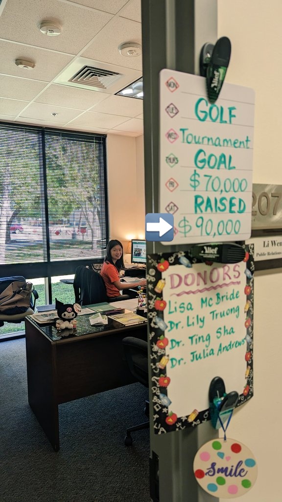 Wanted to do a shout out to @LiWenSuAlief our PR Specialist! She hit the ground running, and went way over her goal in getting donations for our Education foundation. It's not too late to sign up to golf or donate (💵 or items for our silent auction)! @AliefISD