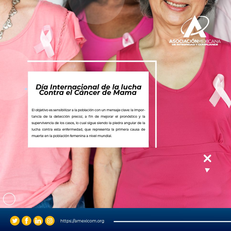 Día Internacional de la lucha Contra el #CáncerdeMama
