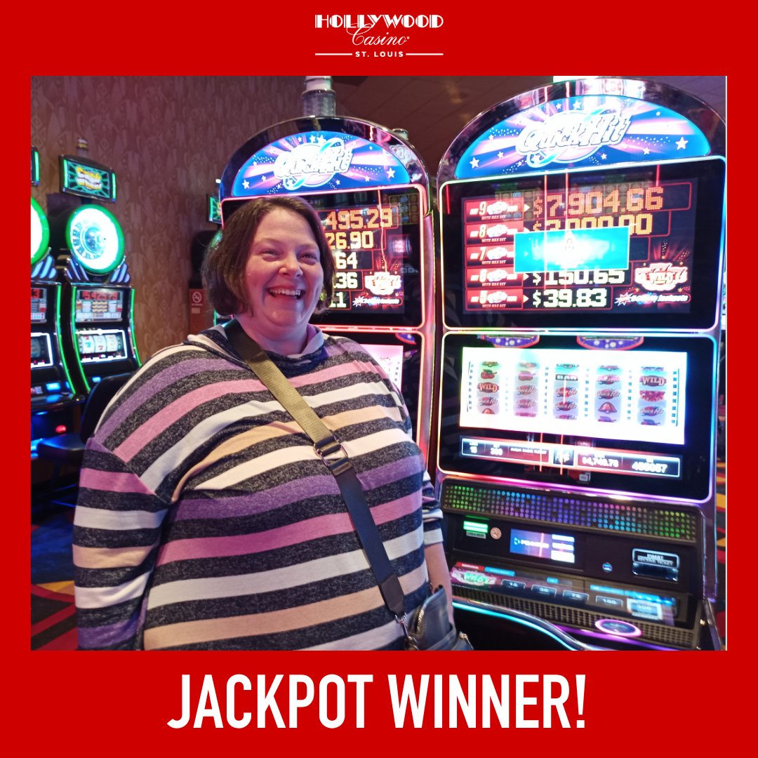 HollywoodSTL's tweet image. Congratulations to Amy who just hit a jackpot on the QuickHit #slot machine! 🥳   Keep the winning streak going!🎰💰 
#QuickHit