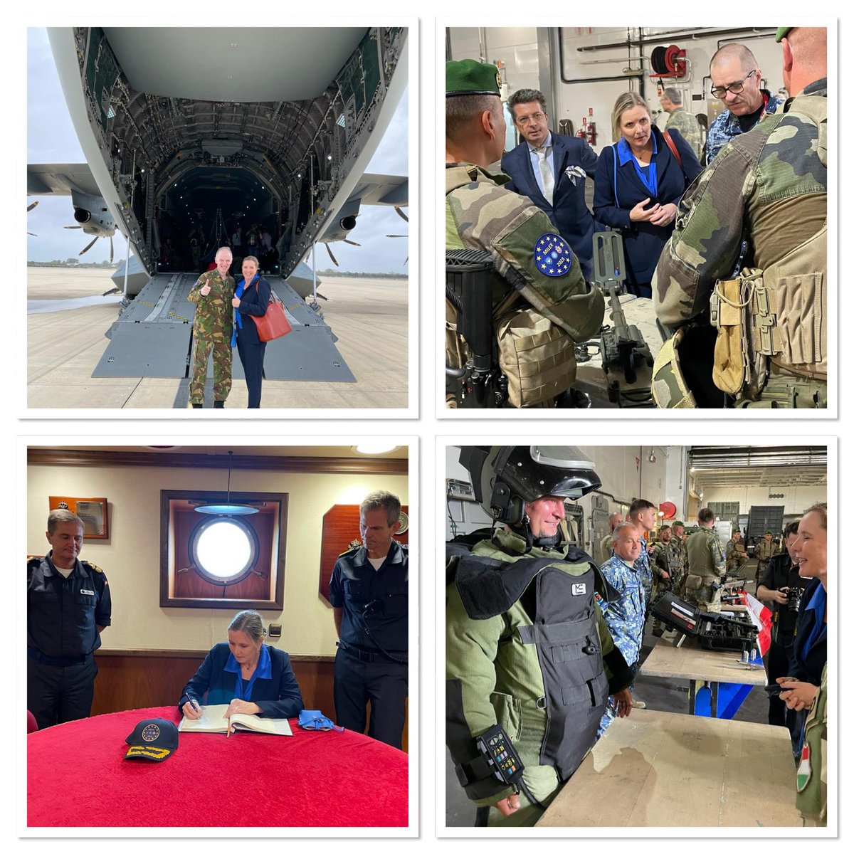Impressed to see part of 🇪🇺#MILEX23 in 🇪🇸 today. 2,800 troops. 31 military units. 19 EU Member States: EU’s first-ever joint live military exercise. 
As @JosepBorrellF said “building a 🇪🇺security & defence policy fit for the future”
Gracias @Defensagob @EMADmde 
#StrategicCompass