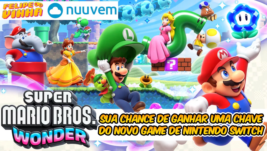 felipevinha's tweet photo. 🚨ALERTA DE SORTEIO🚨

Quer ganhar uma chave de Super Mario Bros. Wonder para Nintendo Switch? 🍄

Chega junto!

Para participar:
1. Siga @felipevinha e @nuuvem
2. RT neste post
3. Me siga na Twitch: https://t.co/MN8drT1vMw

Resultado amanhã, 20/10, a partir das 15h!

Boa sorte! https://t.co/Oo3ZzODwpU