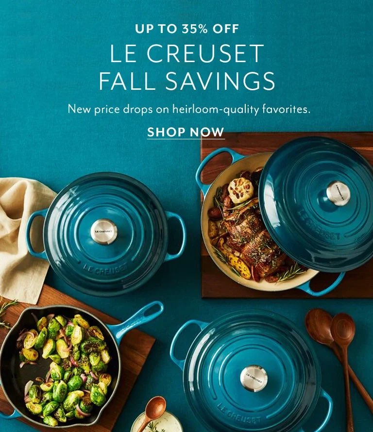 brownandbella's tweet photo. Hi Belles and Beaus!

As one of your fave accounts for home decor and cookware you know I’m gonna bring you the deals!

Sur La Table is having a MONSTER sale with up to 35% off Le Creuset and Staub! 🥘

Scroll for my favorites! https://t.co/8BKIvGGsBB

#lecreuset #homedecor https://t.co/aWHkHuh5db