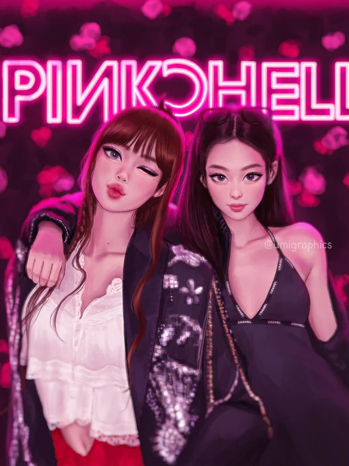 Jenlisa at Coachella - Rework#BLACKPINK #블랙핑크 #JENNIE #제니 #LISA #리사 