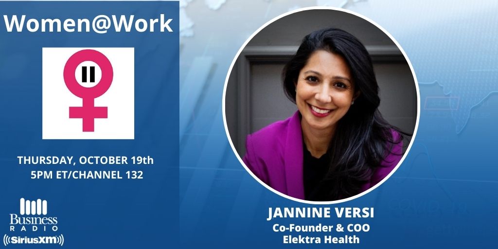 SiriusXM Business Radio (@sxmbusiness) on Twitter photo Women@Work TODAY at 5:30pm ET on Menopause Awareness!
<a href="/JCVersi/">Jannine (she/her)</a> from <a href="/ElektraHealth/">Elektra Health</a> joins <a href="/WhartonPA/">Wharton People Analytics</a>'s <a href="/LauraZarrow/">Laura Zarrow</a> to talk about smashing the Menopause taboo and bringing Women's Health into the 21st century! #MenopauseAwareness #WorldMenopauseDay
🔊Tune in on SiriusXM132🔊 Women@Work TODAY at 5:30pm ET on Menopause Awareness!
<a href="/JCVersi/">Jannine (she/her)</a> from <a href="/ElektraHealth/">Elektra Health</a> joins <a href="/WhartonPA/">Wharton People Analytics</a>'s <a href="/LauraZarrow/">Laura Zarrow</a> to talk about smashing the Menopause taboo and bringing Women's Health into the 21st century! #MenopauseAwareness #WorldMenopauseDay
🔊Tune in on SiriusXM132🔊