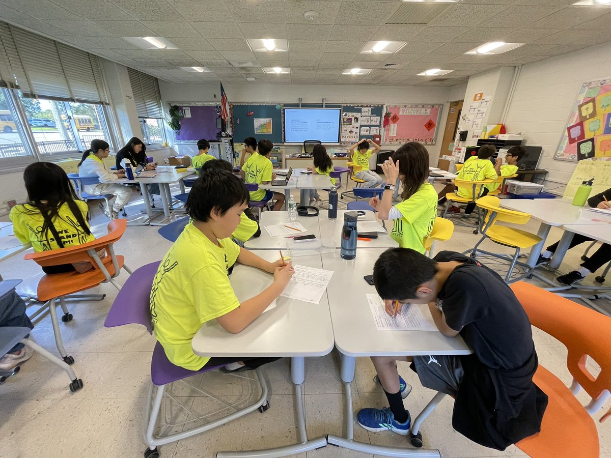 The students had a great discussion reflecting on the scenario of cyberbullying!!We don’t stand by, we stand up!! #Olweus <a href="/JerichoMS/">Jericho MS</a> <a href="/BrelandMs/">Aisha Breland-Henry</a>