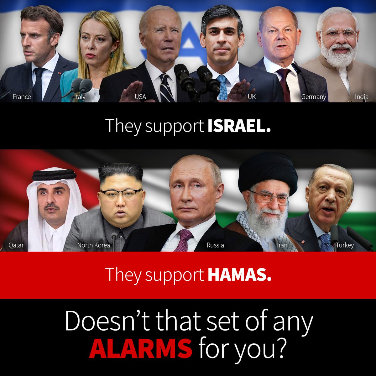 IsraelNeedsU's tweet photo. @TheTwist2023 Yeah, sure. Whatever makes you sleep at night. https://t.co/OESRi6uIlV