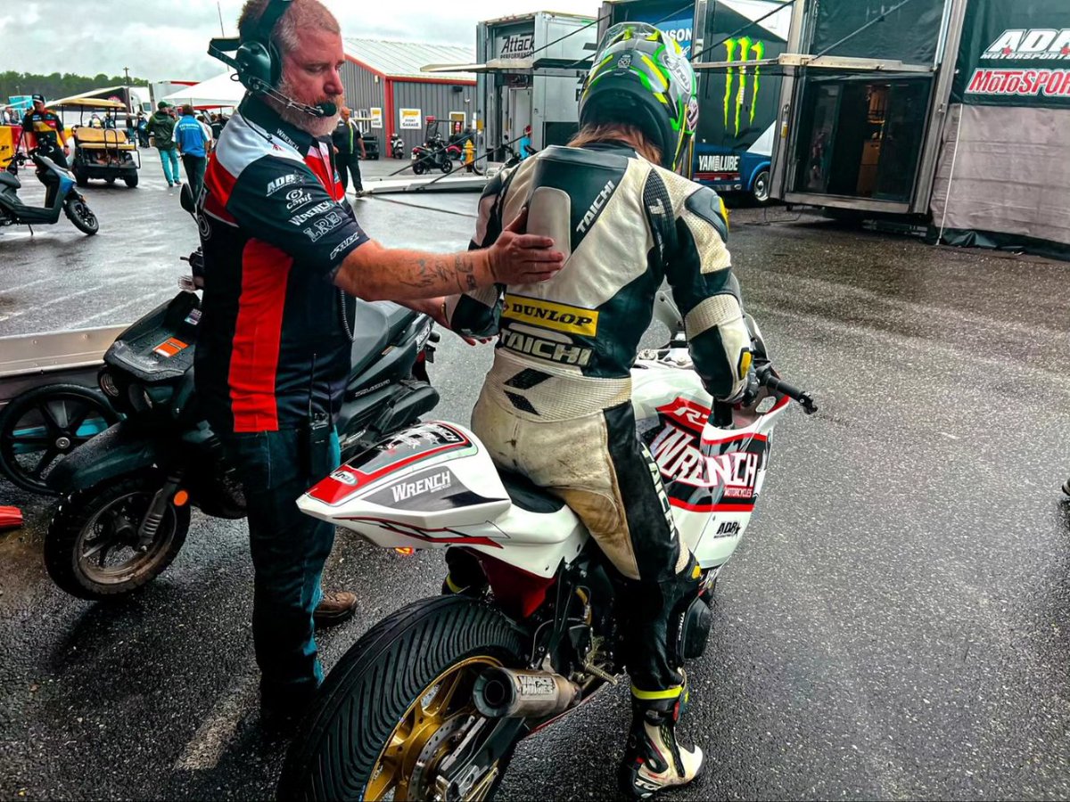 Liammacdonald37's tweet photo. #ThrowBackThursday to getting back on two wheels after a long time thanks to Wrench Motorcycles in @MotoAmerica
.
.
#LM37 #FLYINGKIWI #twinscup #motoamerica #yamaha #mhp #TBT https://t.co/2i4nBtkzdX