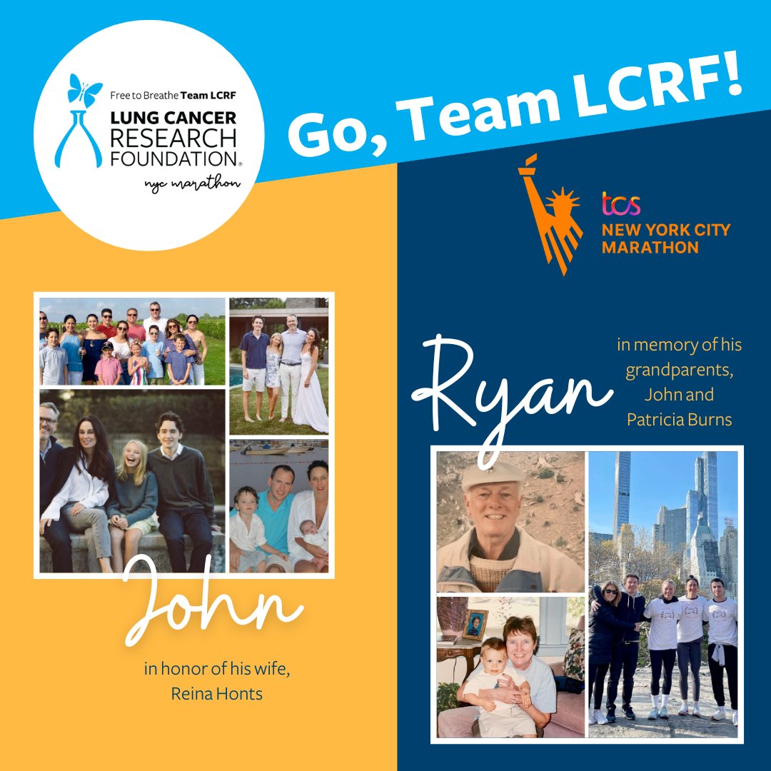 lcrf_org's tweet photo. In2 1/2 weeks, our #TeamLCRF marathoners will run for #LungCancer research in the @nycmarathon! (8 shown here; 6 more in a separate post) Learn more about them (and donate) at https://t.co/XBKlBpWb17.
Special thanks to @CBRE for sponsoring Team LCRF in the 2023 TCS NYC Marathon! https://t.co/Ogzuw0hAtD