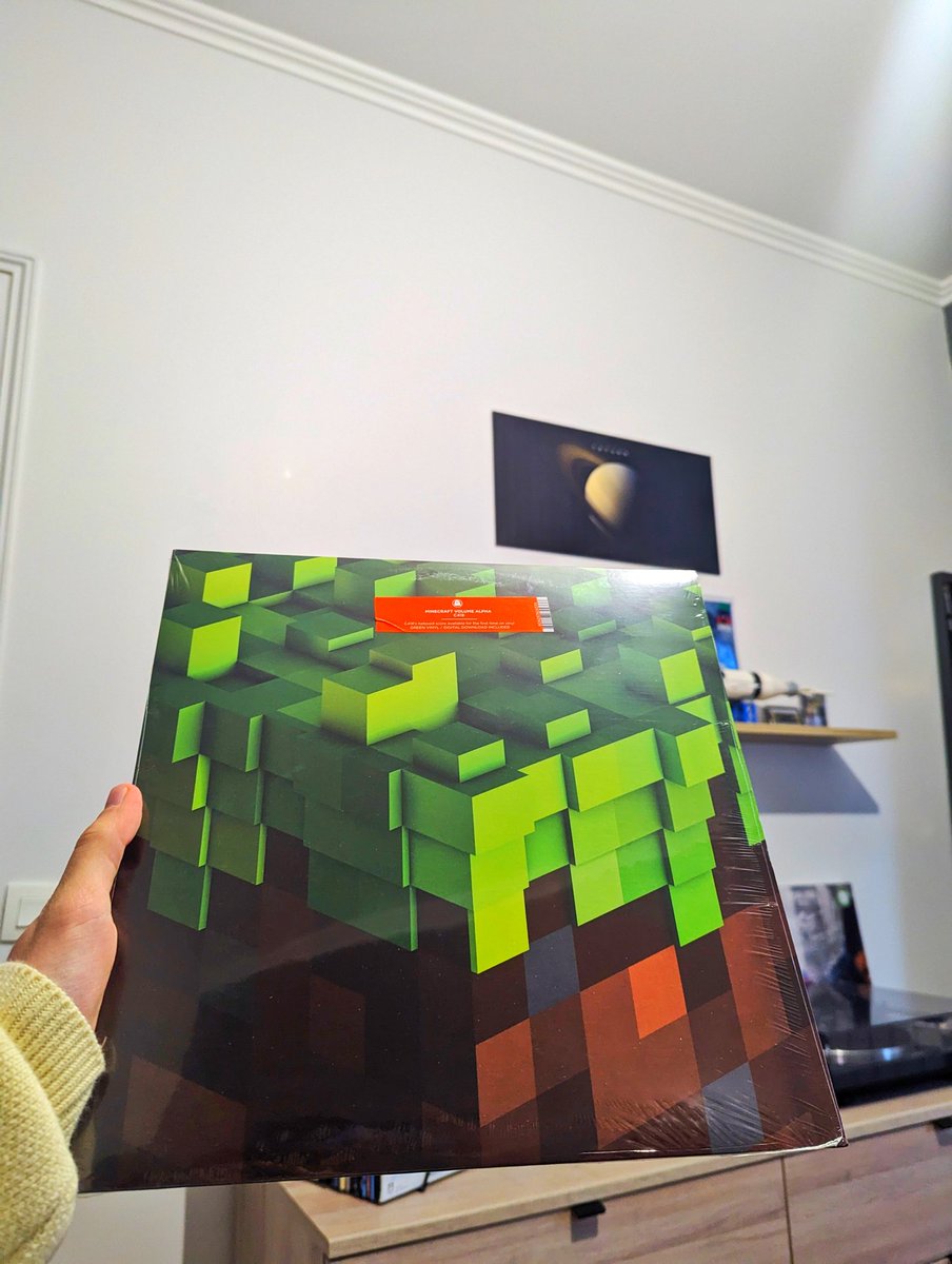 DiegosTunes_'s tweet photo. Pour mes 19 ans je me suis offert un des vinyles que je recherchais le plus, celui de Minecraft

C'est légendaire, un de mes meilleurs achats https://t.co/Aeq7OMzKJv