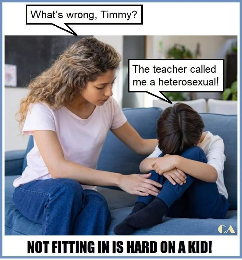 undercover_dq's tweet photo. That's about right! Normal kids are being so bombarded with all this #TransCult #LiberalLeftist #GenderConfusion, that they are becoming distraught! Parents!!! Be on high alert, 🚨they are after your kids, like predator wolves! #StopTheGroomers #ProtectYourChildren https://t.co/nlIA3ZjgNR