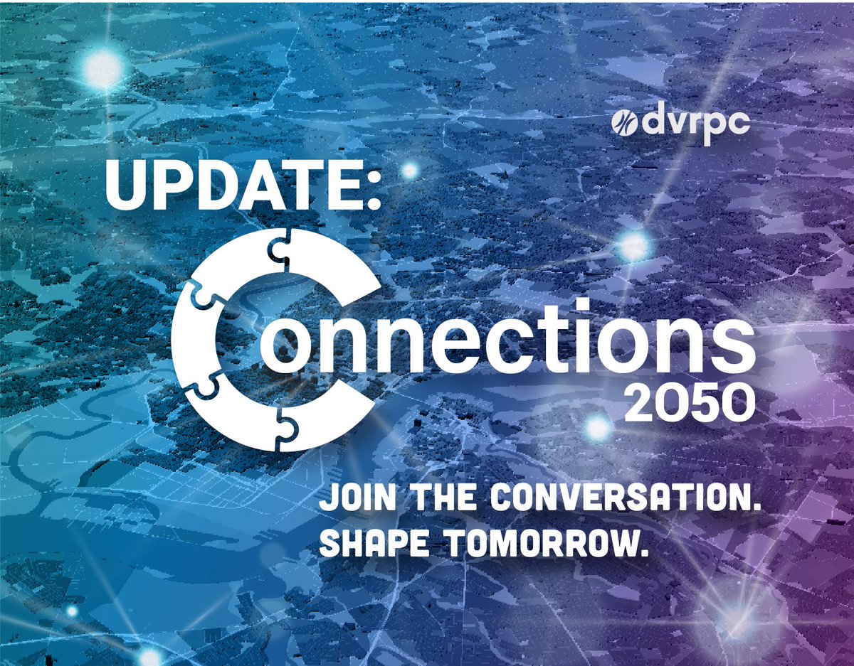 DVRPC's tweet photo. What do you hope the Greater Philadelphia region is like in the year 2050? DVRPC wants to hear from you! Share your vision by taking a survey and enter to win a $50 gift card: https://t.co/dZv9g2DgSZ https://t.co/6xwascTtch