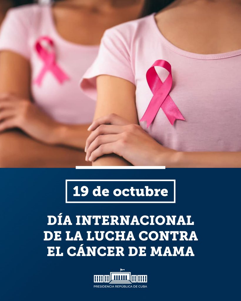 Detectarlo a tiempo es muy importante. Nuestro reconocimiento a sensibles activistas y promotores de estas campañas de #Salud, especialmente a quienes, siendo pacientes, han sabido transmitir experiencias y optimismo a otras. Con todas, nuestra solidaridad. #CubaPorLaSalud