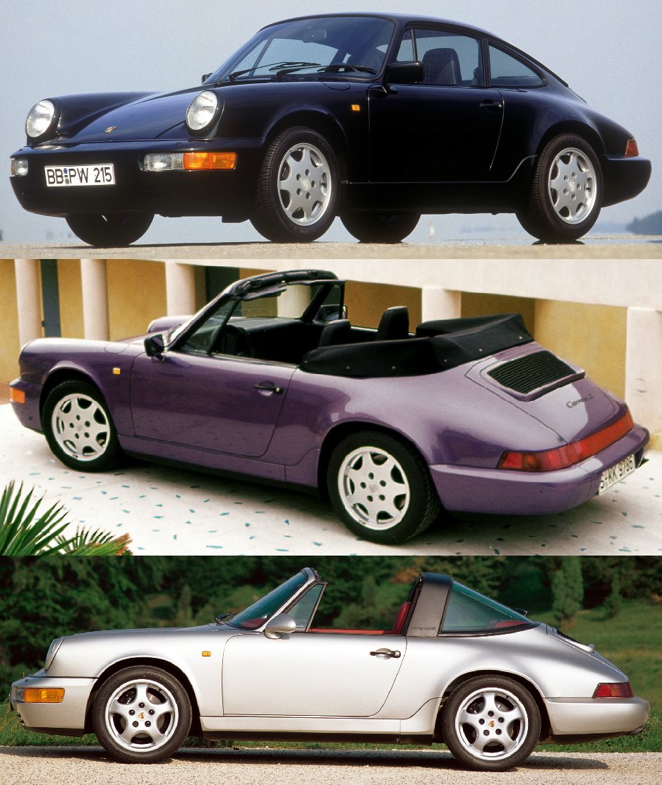 UltimativCars's tweet photo. (Background knowledge)

The #Porsche 964/#Porsche964 (1989-95) was made in a total of 133.148 units (incl. race-cars), of which i.a.:
1) 56.912 #Carrera:
#Coupé: 41.657, #Cabriolet: 15.255, 3.944 #Targa
2) 925 (or 936?) #Speedster
3) 6.945 #Turbo incl. 106 #TurboS https://t.co/TdWEttFvtz