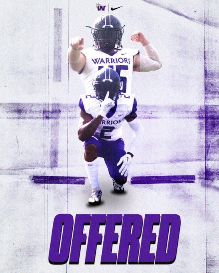 JerichoFoster70's tweet photo. Blessed to receive an offer from @wu_football https://t.co/jpYRKMLH77