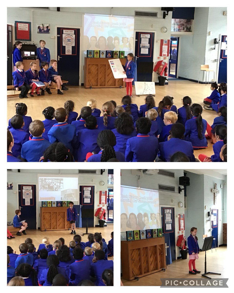 Today’s assembly was a special occassion for us to come together to celebrate Black History Month. We are incredibly proud of the children who spoke so confidently and clearly, sharing inspirational stories of black women from the past and present. 🎤#BlackHistoryMonth