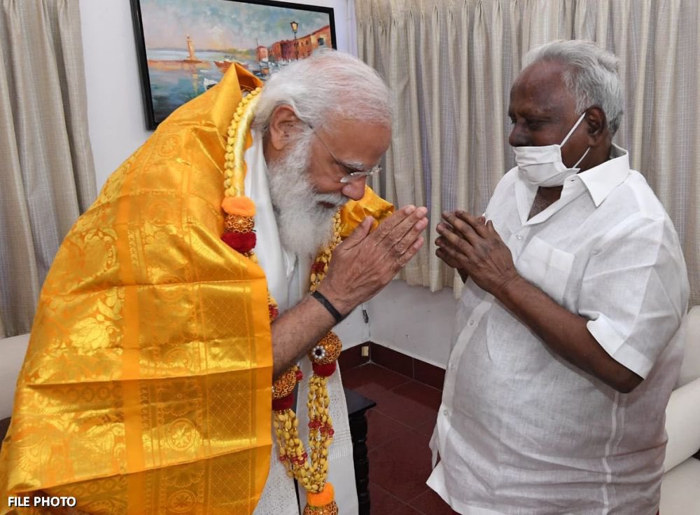 Deeply saddened by the demise of Shri Bangaru Adigalar Ji. His life, rich in spirituality and compassion, will forever be a guiding light for many. Through his tireless service to humanity and emphasis on education, he sowed the seeds of hope and knowledge in the lives of many.…