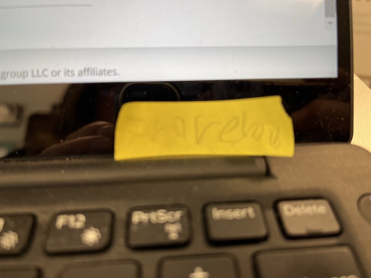 This little note was given to me by a student today. It simply says, “I love you”. His words made my day and are now pinned to my work computer to focus on during busy and tough days ❤️