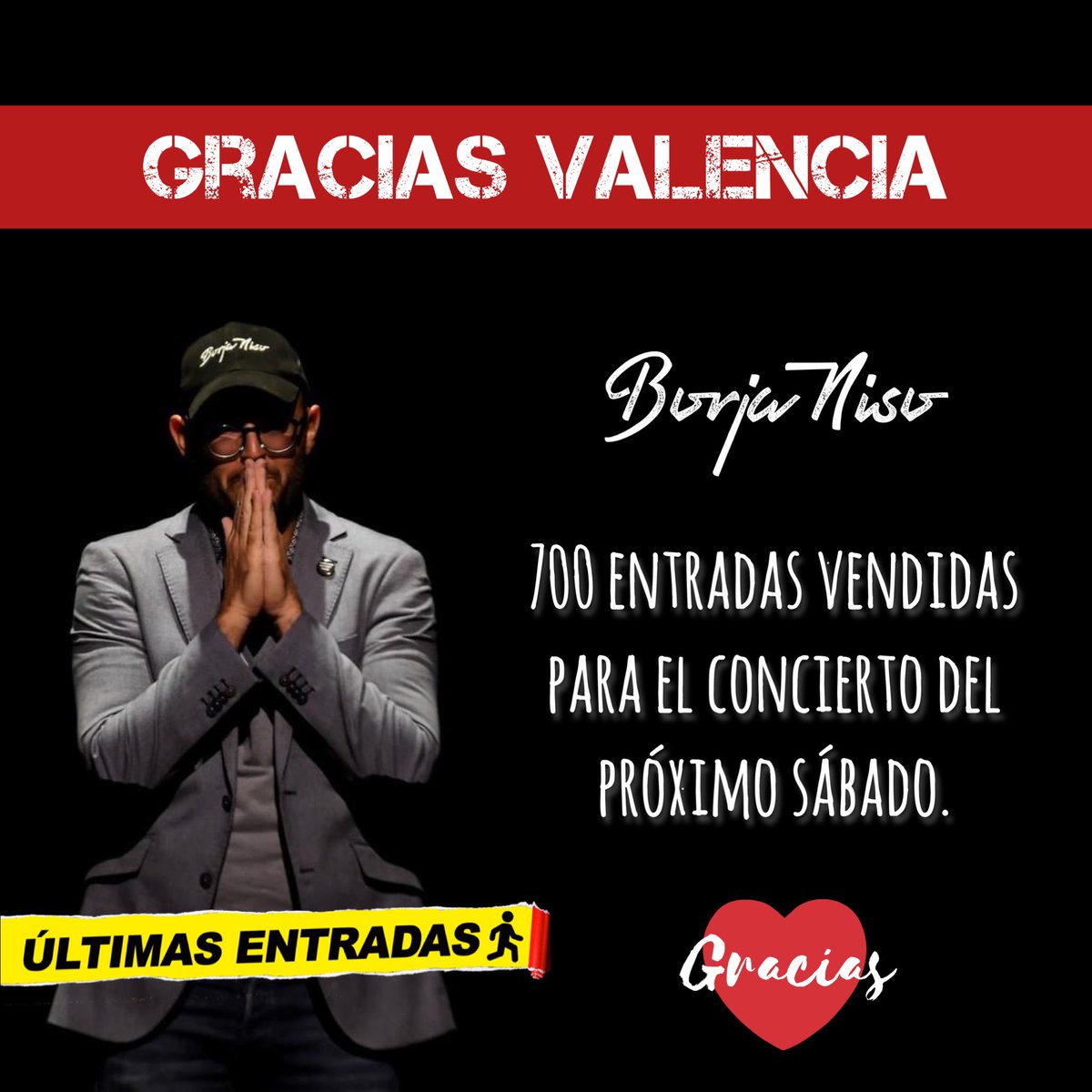 Borja Niso (@borja_niso) on Twitter photo 🙏 GRACIAS VALENCIA
Nos vemos este sábado para disfrutar de nuestro nuevo espectáculo Ludovico Musical Experience🎶, con un teatro a reventar, en uno de los arranques de temporada más espectaculares que hemos vivido y acompañado de <a href="/cristina/">Cristina Rodriguez® OFICIAL</a>.gatell y <a href="/javierdut/">javierlukman</a> 🙏 GRACIAS VALENCIA
Nos vemos este sábado para disfrutar de nuestro nuevo espectáculo Ludovico Musical Experience🎶, con un teatro a reventar, en uno de los arranques de temporada más espectaculares que hemos vivido y acompañado de <a href="/cristina/">Cristina Rodriguez® OFICIAL</a>.gatell y <a href="/javierdut/">javierlukman</a>