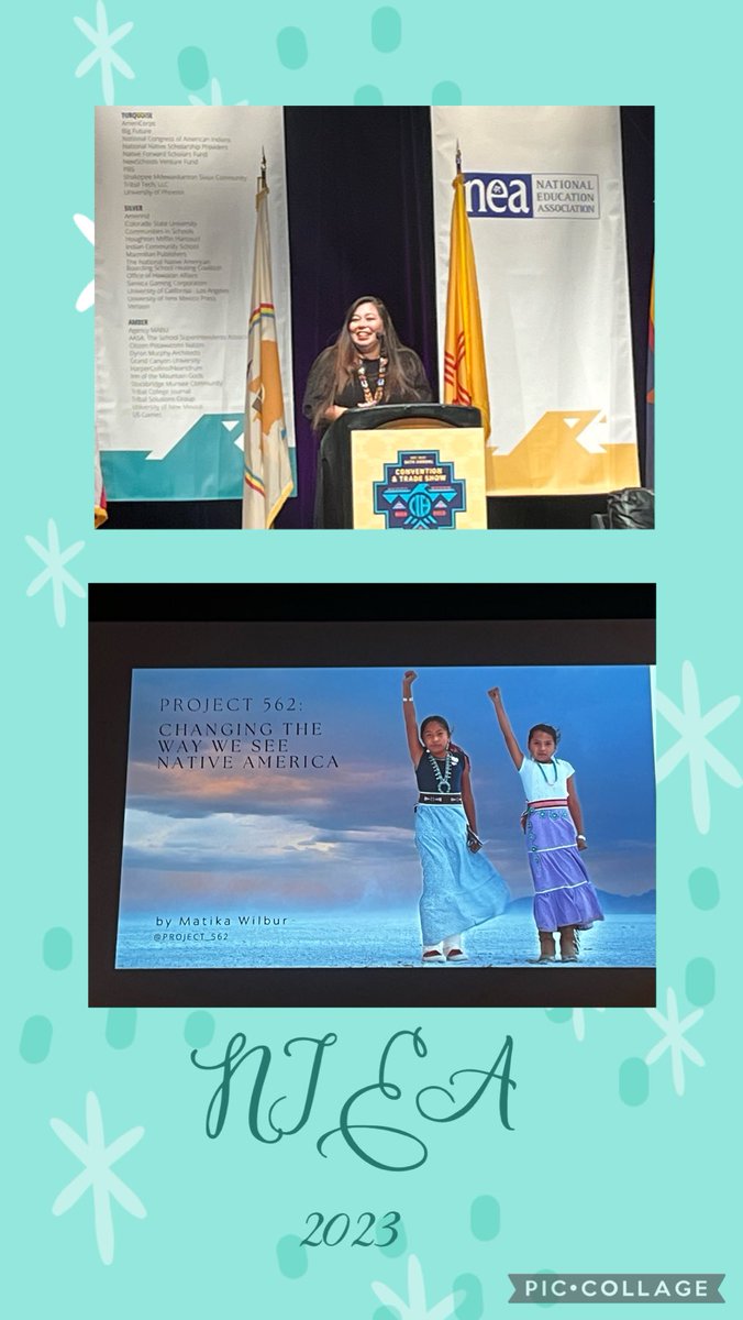 SarahElwellDC's tweet image. Kicking off @WereNIEA conference with one of the most important &amp;amp; stirring keynotes by Matika Wilbur #Project562 on her narrative correction work-indigenous representation matters “The way we see ourselves affects the way we treat ourselves.I did this book 4 our children” ⁦