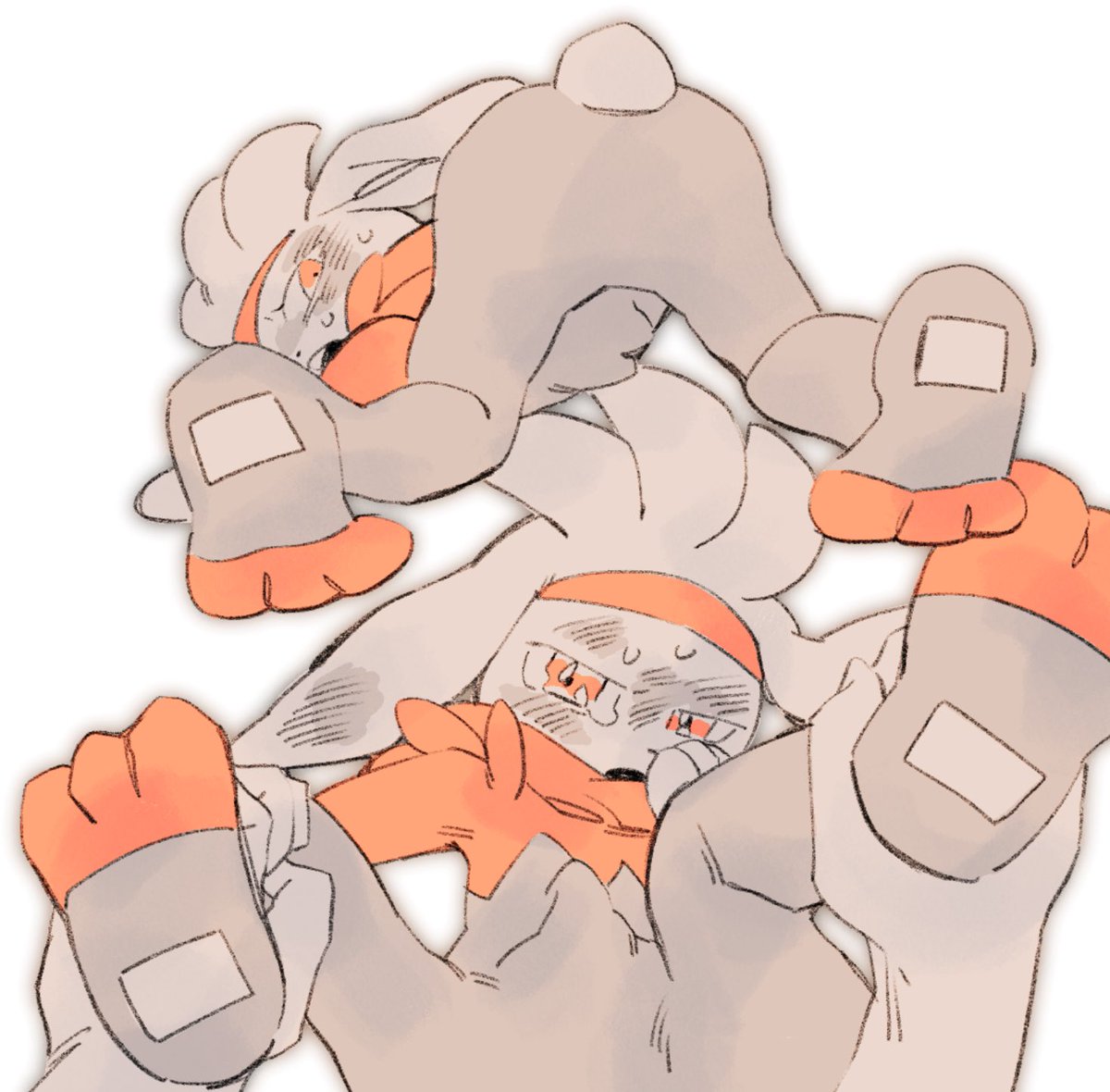 🐰🔞な過去ラフのかきおこし