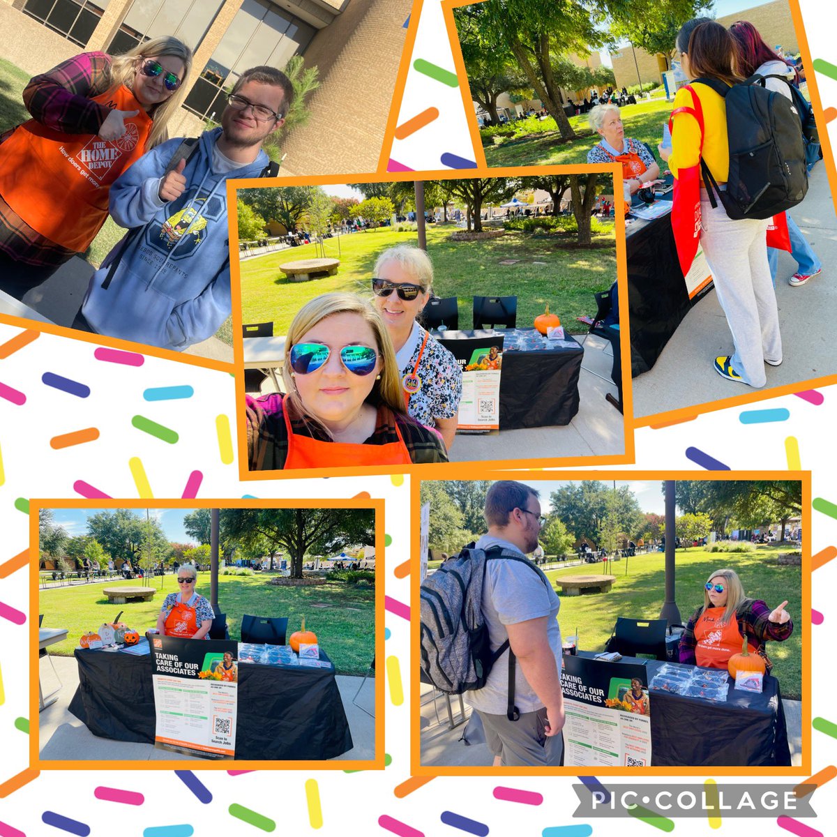 Home Depot D169 representing at the Monster Mash Job Bash at TCC.  We are looking for some new orange blooded associates!