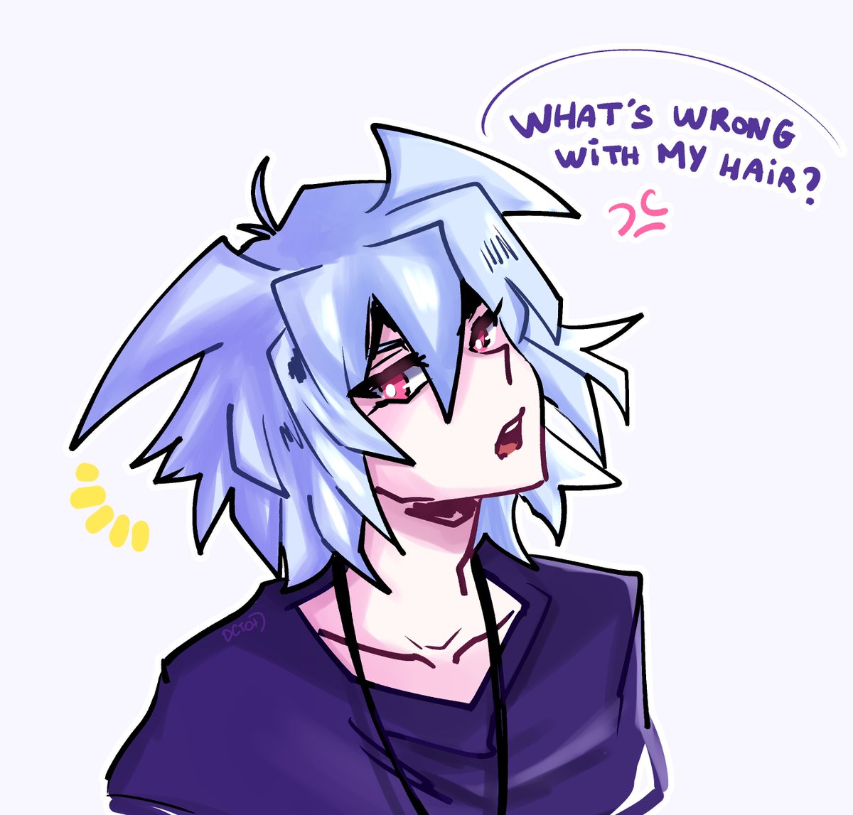 Bakura but with "short" hair 😤
[YGO DM / 遊戯王]