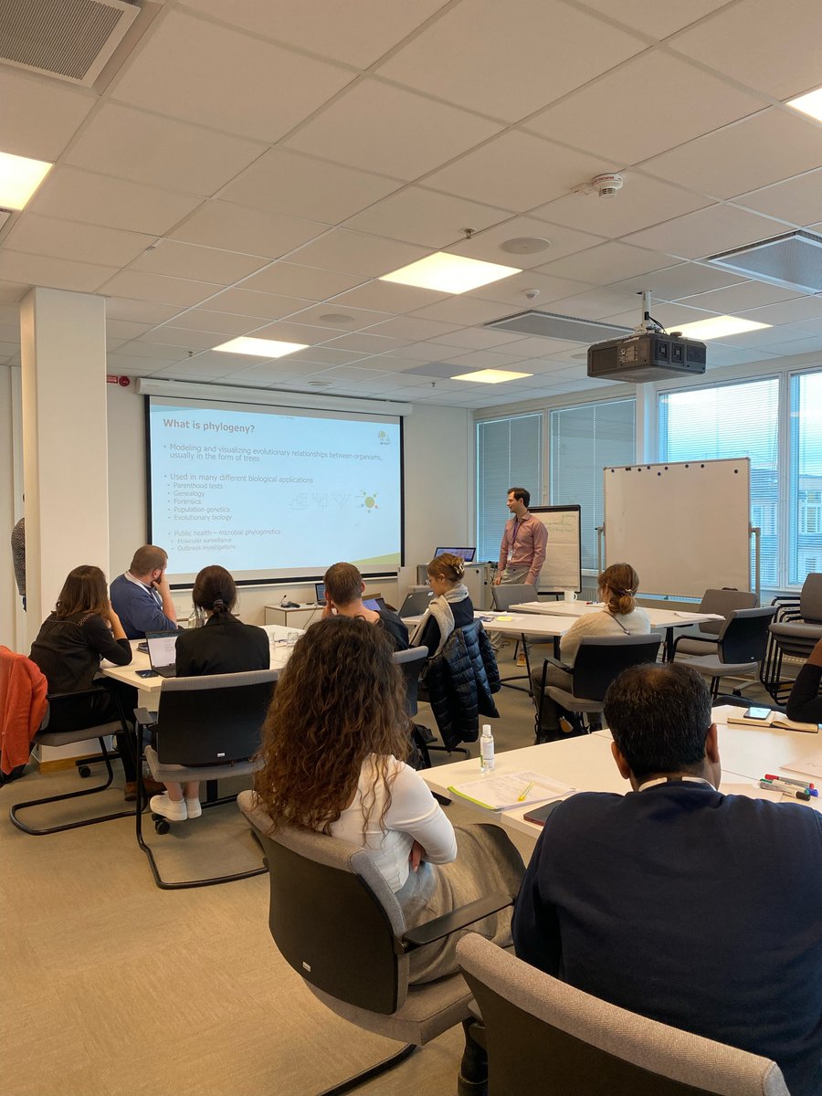 ECDC (@ecdc_eu) on Twitter photo <a href="/ESCMID/">ESCMID</a> <a href="/EUCIC1/">European Committee on Infection Control <a href="/ESCMID/">ESCMID</a></a> <a href="/ESCVirology/">ESCV Virology</a> Day 4 of the observership week:
The @ESCMID, <a href="/EUCIC1/">European Committee on Infection Control @ESCMID</a> and #ESCV participants analyse outbreaks with molecular typing data and genomic tools. <a href="/ESCMID/">ESCMID</a> <a href="/EUCIC1/">European Committee on Infection Control <a href="/ESCMID/">ESCMID</a></a> <a href="/ESCVirology/">ESCV Virology</a> Day 4 of the observership week:
The @ESCMID, <a href="/EUCIC1/">European Committee on Infection Control @ESCMID</a> and #ESCV participants analyse outbreaks with molecular typing data and genomic tools.