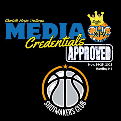 Charlotte Hoops (@choopschallenge) on Twitter photo Shot Makers Club will provide media coverage for the #CHCXIV on November 24-25 at Harding University High School
<a href="/shotmakersclub/">Shotmakers</a> Shot Makers Club will provide media coverage for the #CHCXIV on November 24-25 at Harding University High School
<a href="/shotmakersclub/">Shotmakers</a>