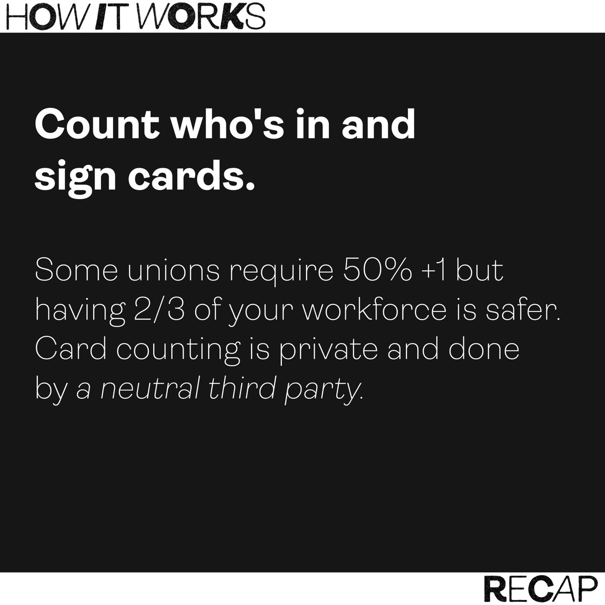 Thanks to Hot Strike Summer, worker power and class solidarity are back in the spotlight. Lindsey Smith, civil rights lawyer and UAW Local 2325 member, walked us through the process of starting a union in last week's How it Works. Step 1? Build those relationships.