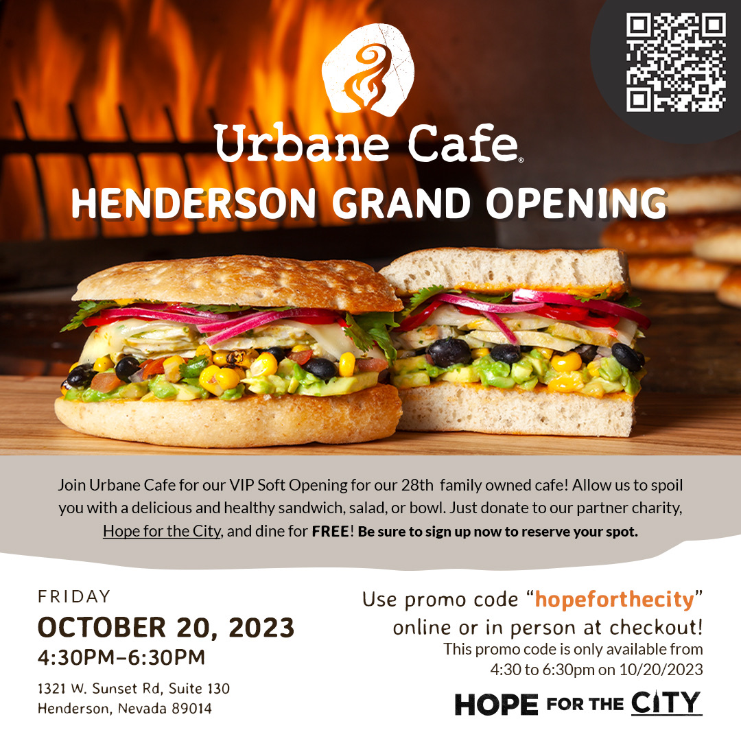 Join us TOMORROW for @UrbaneCafe as they are linking arms with us for their VIP soft opening for their 28th family-owned cafe! 🥪🥗🥤🍪 Reserve your spot by clicking the link below. We hope to see you there!❤️ eventbrite.com/e/739621386477…