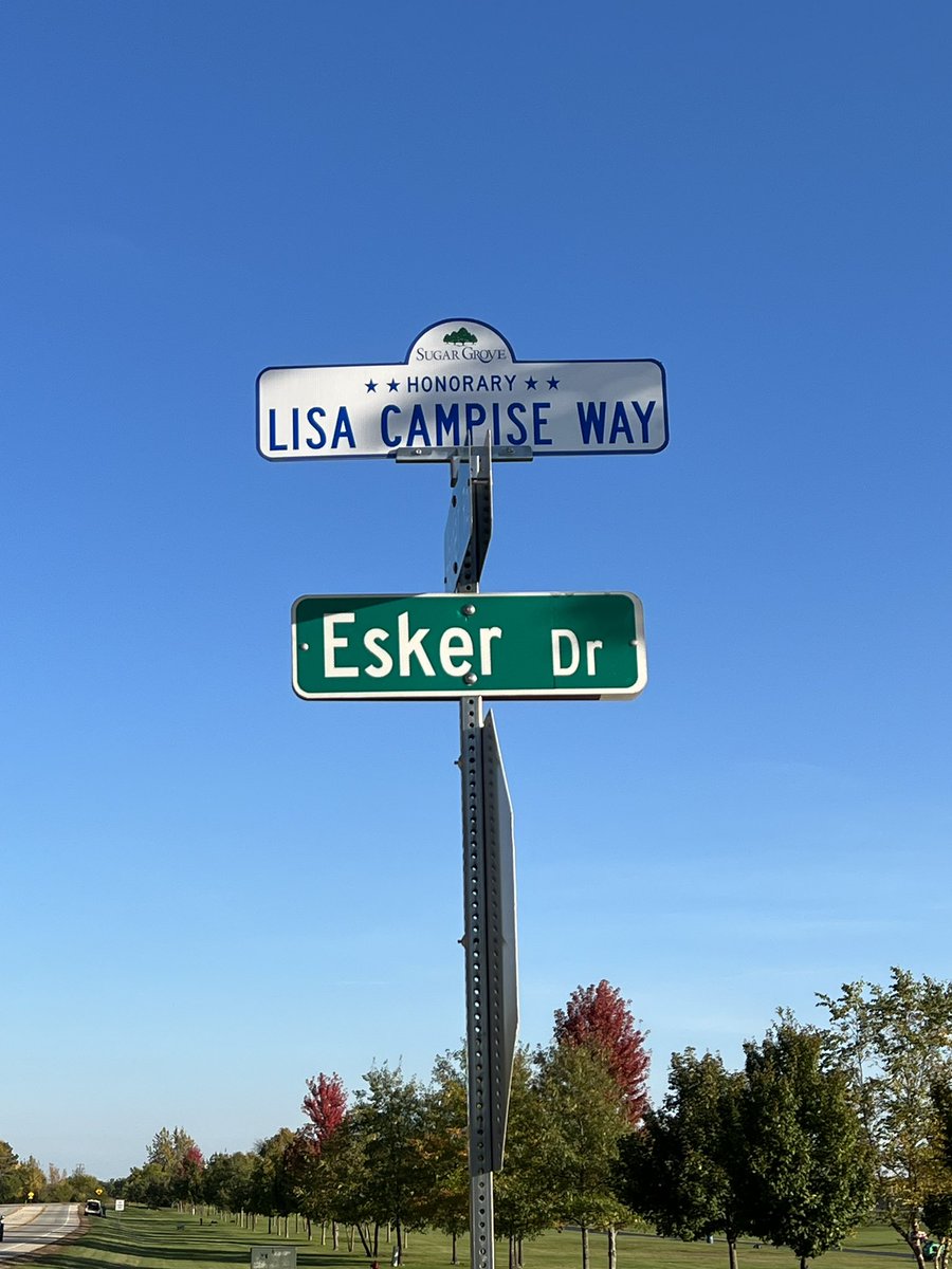 Mrs. Campise will always be the epitome of #kanelandpride. We will cerebrate & honor her legacy in @Kaneland302 each & every day.  #LisasLegacy @sugargroveil