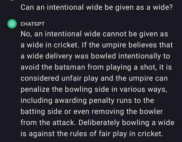 Jestercric08's tweet photo. hope this clears a lot of misconceptions surrounding Richard Kettleborough's decision to not award an extra after the intentional wide ball.
 #ViratKohli #umpire https://t.co/JDOnGewX46