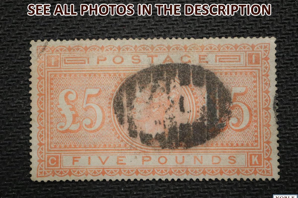 StampIndex's tweet image. .

Sold on Oct 18th, 2023 for US $2,560.00 (25 bids at auction) 

NobleSpirit (CA) Great Britain #93a, 1882 £5 Pale Orange On Bluish Paper =$15500

By @ebay seller: noblespirit (122,079)

ebay.com/itm/3861800696…

#noblespirit #stampmarketindex #stampcollecting #ebay