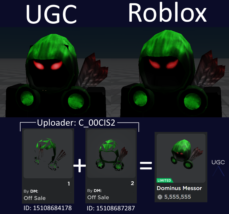 UGC Dominus Messor Copy (Under 100 Robux) 