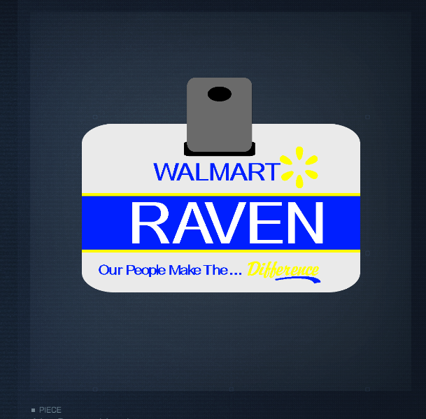 Walmart Nametag