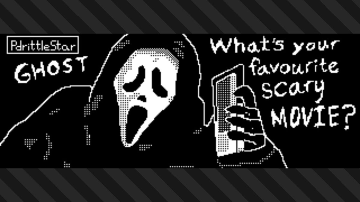 PdrittleStar's tweet photo. What's ur favorite scary movie? #teamghosts #Splatfest #teamghost #scream #screammovie #ghostface #splatoween #Splatoon3 #NintendoSwitch https://t.co/GgoZ16dLV6