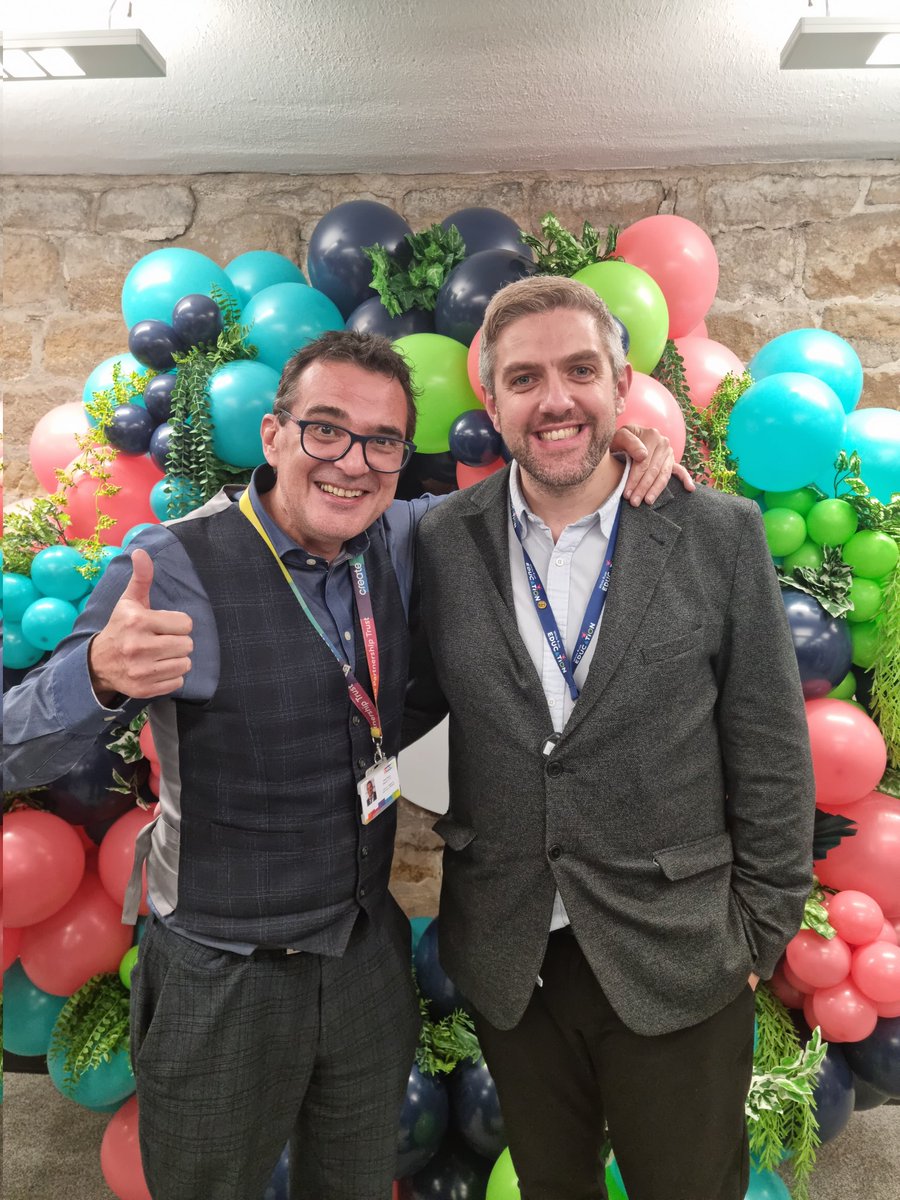 Great start to the <a href="/WhiteRoseEd/">White Rose Education</a> party by meeting the legend <a href="/chrisdysonHT/">Chris Dyson FCCT</a>