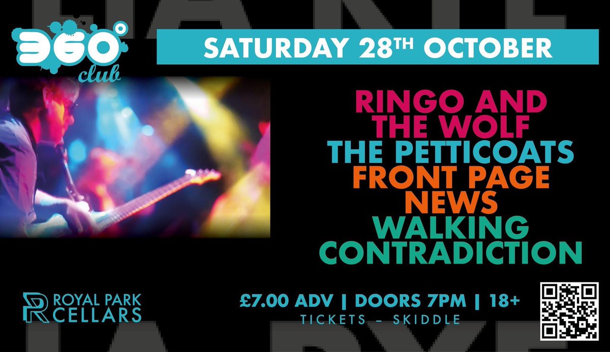 Saturday 28th isn’t far away now! Let’s get ready to rock the <a href="/RoyalParkLeeds/">Royal Park Cellars</a> #leeds #livemusic