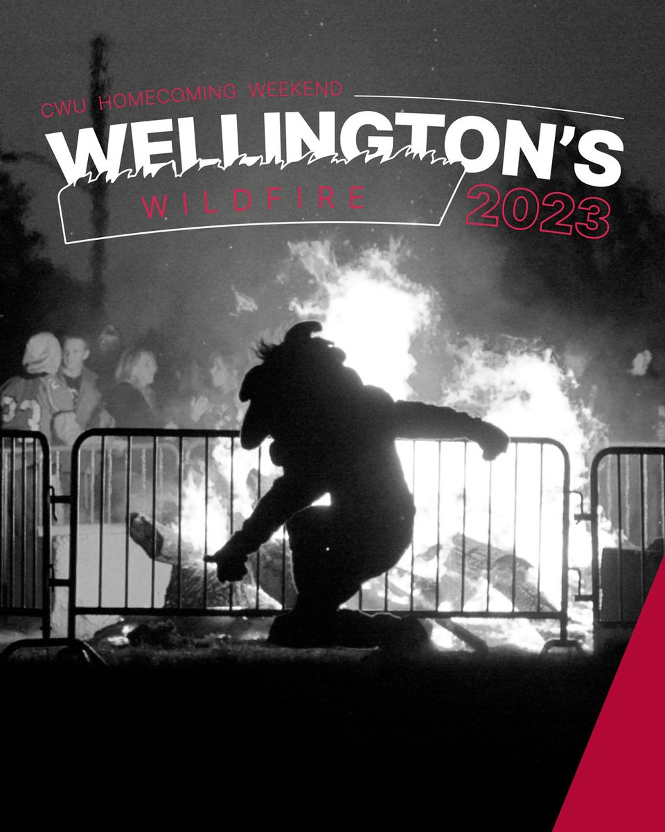 It’s almost Homecoming! 

We’ll be kicking off Homecoming weekend tomorrow night with Wellington’s Wildfire starting at 7:00 p.m. outside of Nicholson Pavilion.  

We can’t wait to see you all there!