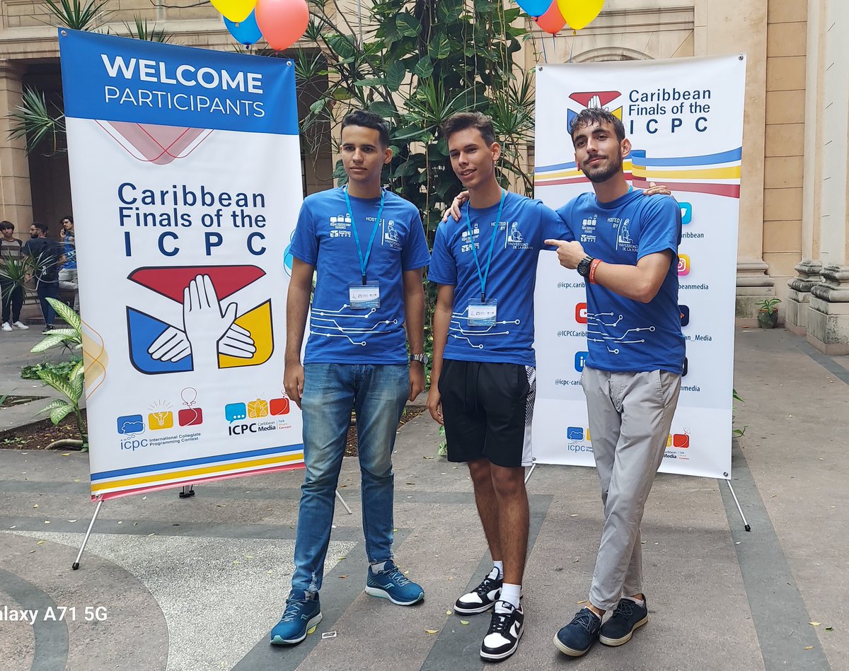 UdeLaHabana's tweet image. En horas de la mañana realizaron su inscripción y compartieron con la Dirección de Comunicación Institucional UH expectativas y cómo se han preparado para enfrentar el reto que implica el #ICPC2023.
#295UH #AlmaSaberEntrega