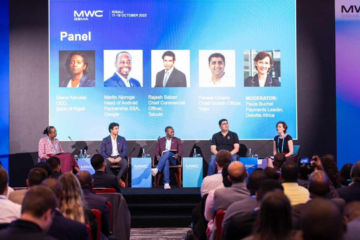 On stage in front of a room full of @GSMA MNOs, mobile money platforms, fintech leaders, central bankers, and regulators, #Telcoin revealed #TelcoinAssociation and #TelcoinNetwork at #MWCKigali, with CCO Rajesh Sabari making the official announcement at the #Fintech Summit panel.…