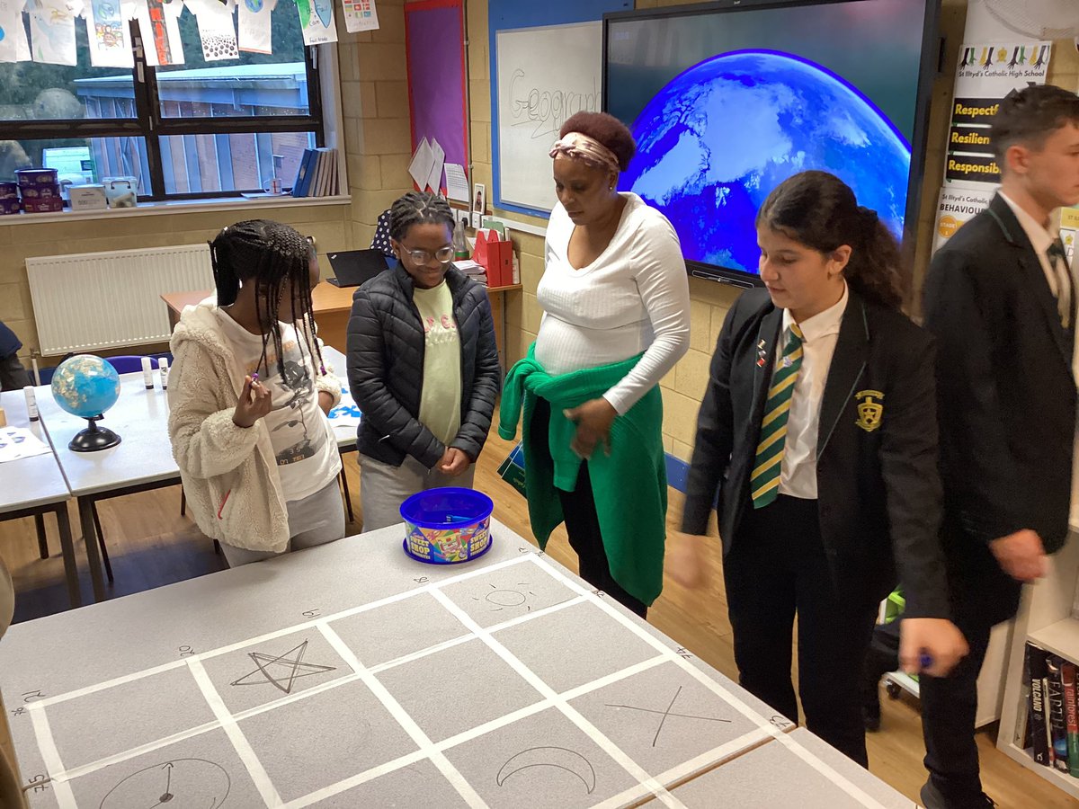 StIlltydsCHS's tweet image. Practise your grid references, guess the height of the peaks and a flag game- all in our Geography department this evening. #openevening2023