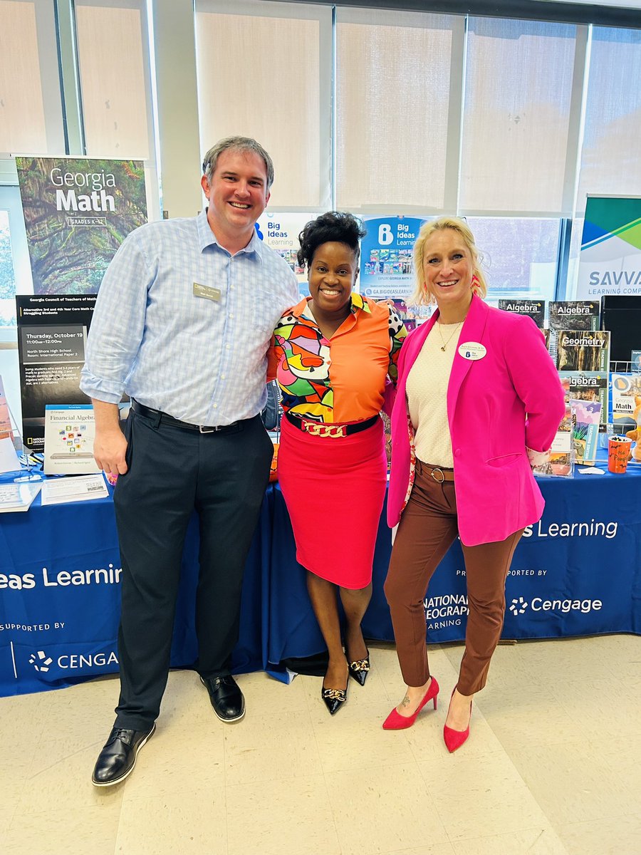 Indispeaknteach's tweet photo. 🥳I absolutely have enjoyed connecting with teachers at the GCTM Conference in Georgia! 🤩They are hungry for our amazing math books and have been so welcoming! 🤩#drindiawhite #math #georgia #gctm #teachers #leaders #students #mathandyou #bigideasmath #nationalgeograhiclearning https://t.co/rdpIGdrkZa