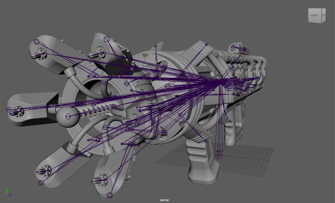 GingerBlooper's tweet photo. Been working on a rig using the Demogorgun by One Pixel Man on sketchfab. Been needing to post this for a business class for WSU. If the two classes combined manage to get 25,000 like total we get the final canceled. #Rigging #PropDesign #Business #TechnicalAnimation https://t.co/1I2i1Pv5yr