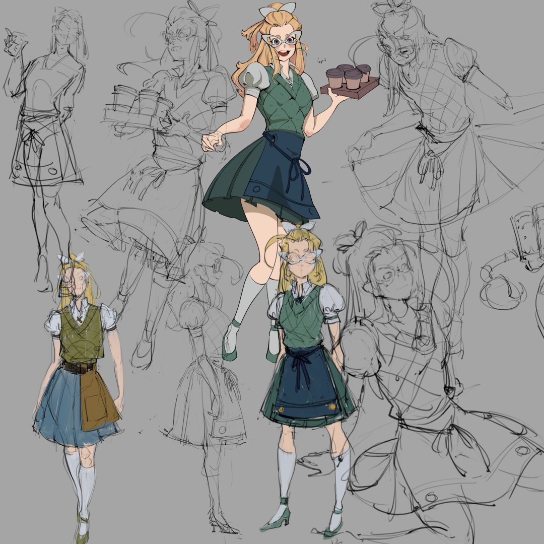 #baristaEXP Meadow redesign sketches c: