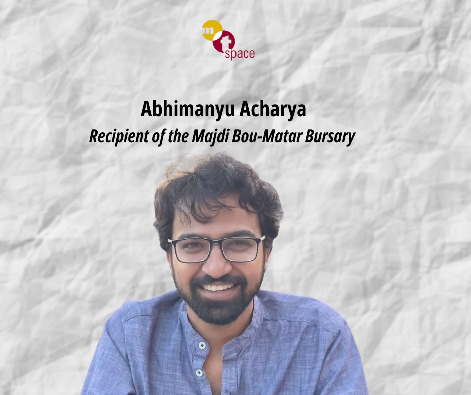 We are honoured to share the recipient of the Majdi Bou-Matar Bursary!
✨Abhimanyu Acharya

Abhimanyu is a multilingual fiction writer, playwright, translator, and scholar.

<a href="/PamMTSpace/">Pam Patel</a>