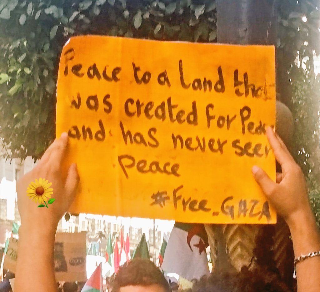 Turnsoleil22's tweet photo. 🇩🇿🇵🇸 #Alger #Algerie #Peace #ExpressionPopulaire #FreePalestine https://t.co/kcIAyMQJgK