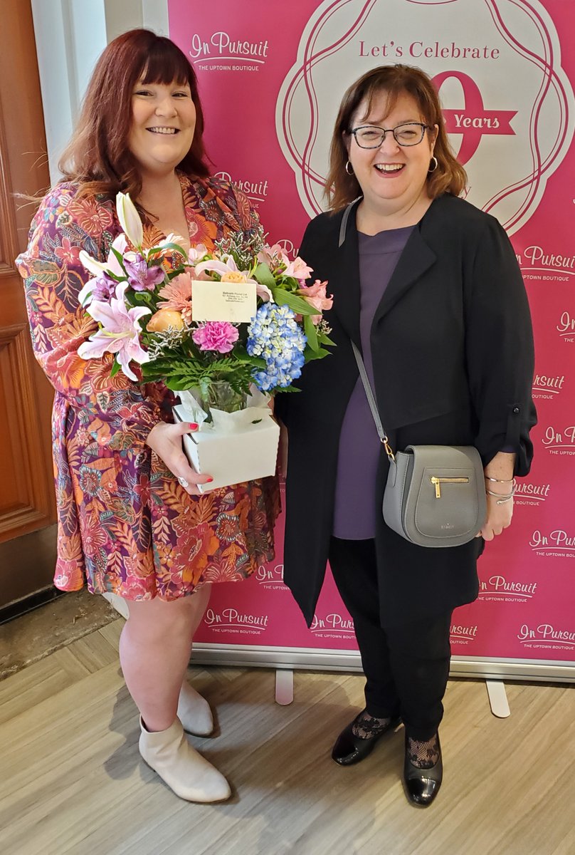 CPLProperties's tweet photo. We're sending a huge birthday shoutout to our tenant @InPursuitTruck - The Uptown Boutique. Congratulations on your 10 years of success, and here's to many more! 💐
They're celebrating this weekend with a mini fashion show, in-store deals, &amp; promos and treats. Visit 20 King St!🎊 https://t.co/35SgZPPuUr